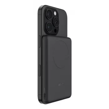 Belkin BoostCharge Slim Magnetische Powerbank 5000 mAh, 7,5 W, Schwarz