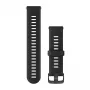 Garmin Silikon-Uhrenarmband für Forerunner 745, schwarz, 010-11251-9B