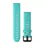 Garmin 20 mm Silikon-Armband für Uhren, Aqua, 010-13102-05