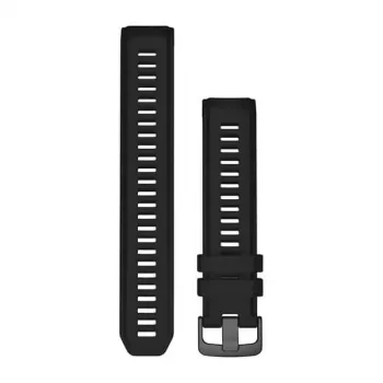 Garmin Silikon-Uhrenarmband 22mm für Instinct 2, Schwarz, 010-13105-06