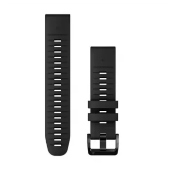 Garmin QuickFit 22 mm Silikon-Armband für Uhren, Schwarz (010-13280-00)