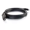 C2G USB-C auf HDMI Adapterkabel - 1,83 m - Schwarz - 4K@60Hz - Reversibler USB-C-Stecker