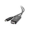 C2G USB-C auf HDMI Adapterkabel - 1,83 m - Schwarz - 4K@60Hz - Reversibler USB-C-Stecker