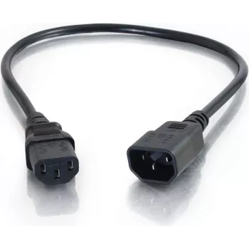 CABLES2GO Verlängerungskabel C13 auf C14 2m Schwarz