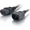 CABLES2GO Verlängerungskabel C13 auf C14 2m Schwarz