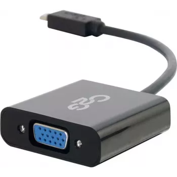 C2G USB 3.1 USB Type C auf VGA Adapter - USB C auf VGA Schwarz