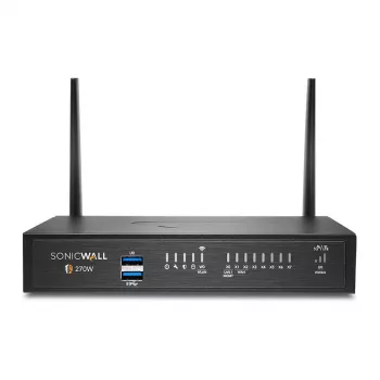 SonicWall TZ Series (Gen 7) TZ270W Security Appliance mit 3-Jahres Advanced Protection Service Suite und 1-Jahres Cloud Secure Edge SIA-Basic (10 Benutzer) und 1-Jahres SPA-Advanced (3 Benutzer) - 1G