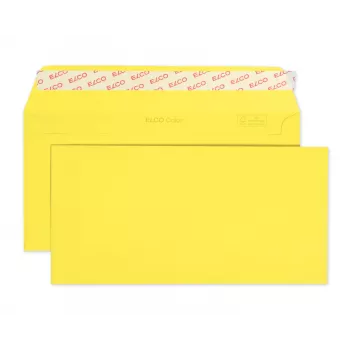 ELCO Color Briefumschlag C5/6 (114 x 229 mm), ohne Fenster, 100 g/m², Gelb, 250 Stück (18833.72)