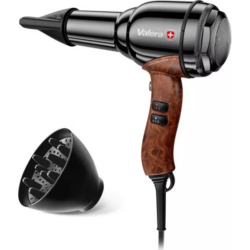 VALERA Swiss Steelmaster D Professional Haartrockner 2000W Black Chrome