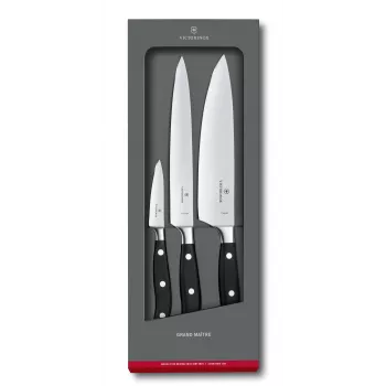 Victorinox Grand Maître 3-teiliges Kochmesserset, Schwarz (7.72 43.3)