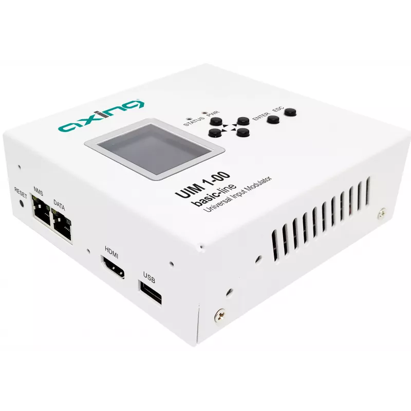 AXING UIM 1-00 Universal Input Modulator HDMI CVBS YPbPr auf RF DVB-T/C