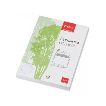ELCO Proclima Briefumschlag C5 (162 x 229 mm), ohne Fenster, haftklebend, 100 g/m², 25 Stück (74270.20)