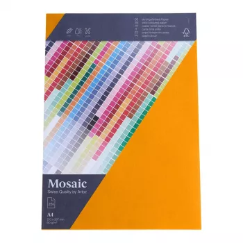 Artoz Papier Letter Paper Mosaic Papaya A4 90 g/m² 25 Blatt