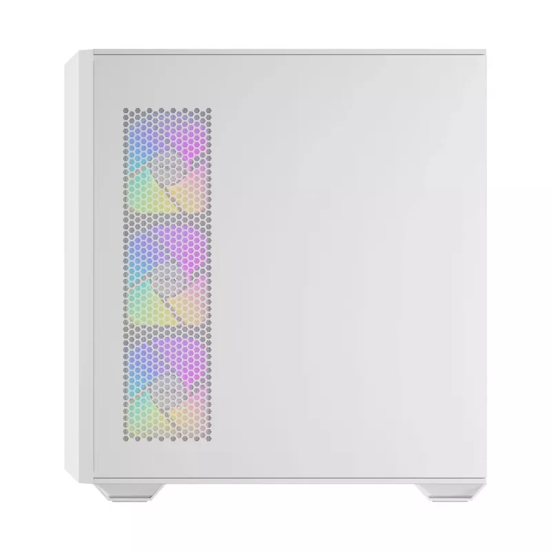 Antec Constellation Series C3 ARGB Mid Tower ATX Gehäuse mit gehärtetem Glasseitenfenster, Weiß