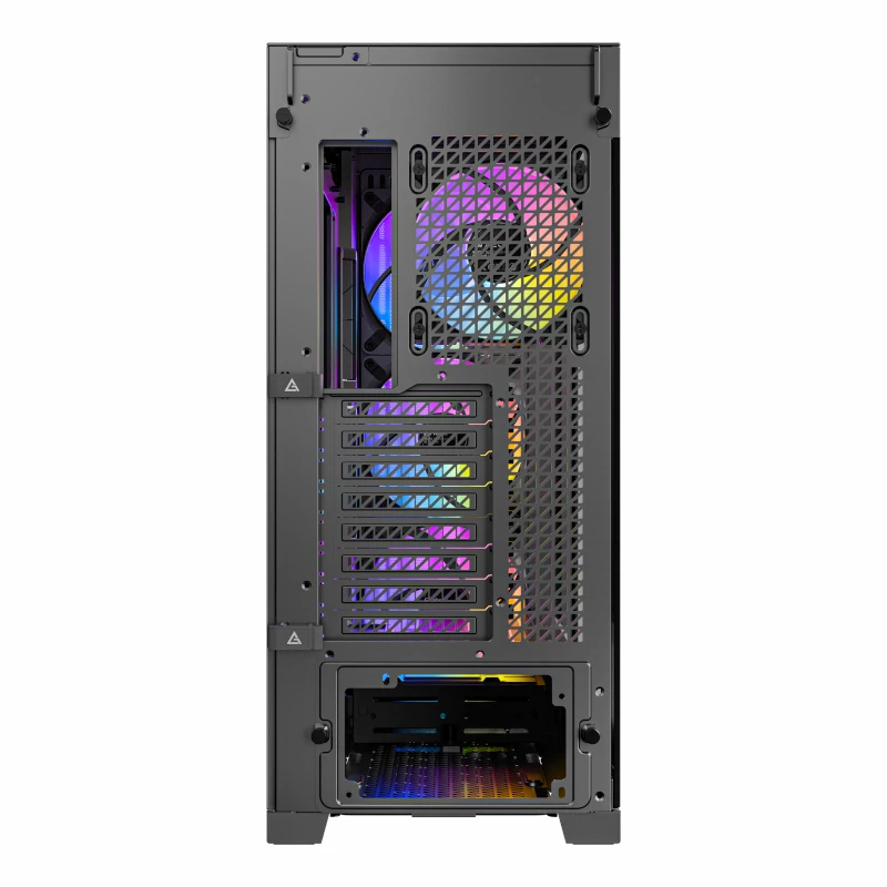 Antec Performance 1 FT ARGB Full Tower Gehäuse mit gehärtetem Glasfenster, Schwarz