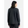 Odlo Grid Fleece Mid Layer Full Zip Jacket - Black Melange, Größe L