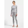 Odlo Active Warm X Pow BL Bottom Lange Baselayer-Unterhose - Silbergrau, Größe S