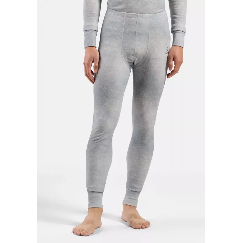 Odlo Active Warm X Pow BL Bottom Long Thermische Baselayer-Unterhose - Silbergrau, Größe L