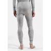 Odlo Active Warm X Pow BL Bottom Long Thermische Baselayer-Unterhose - Silbergrau, Größe L