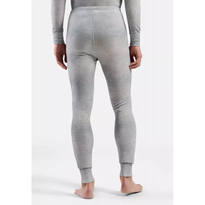 Odlo Active Warm X Pow BL Bottom Long Thermische Baselayer-Unterhose - Silbergrau, Größe L