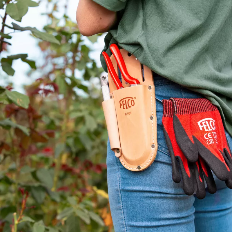 FELCO 910+ Lederholster für Gartenscheren