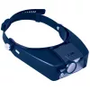 Discovery Crafts DHD 20 Kopf-Lupe mit 6 austauschbaren Linsen, LED-Beleuchtung, Schwarz/Grau