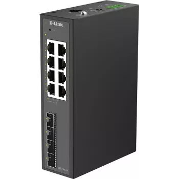 D-Link DIS-210G-12 Smart Managed Industrial Switch - 8 Gigabit-Ports + 4 SFP-Steckplätze