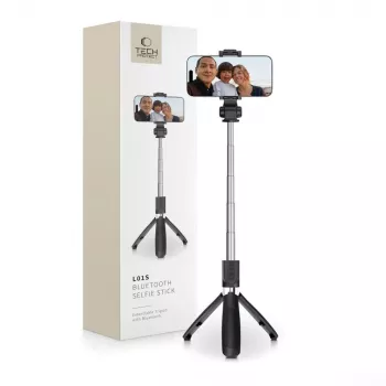 Tech-Protect L01S BT Selfie Stick Stativ Schwarz