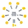 Marcato Atlas 150 Pappardelle Lisce Nudelschneider-Aufsatz