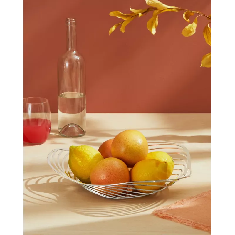 Alessi ACO03 Trinity Obstschale 33cm Edelstahl