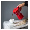 Bialetti MOKA EXCLUSIVE 6TZ Roter Herd-Espressokocher (9056)