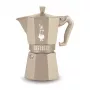 Bialetti MOKA EXCLUSIVE 6TZ Induction Moka-Kanne, Sand, 6 Tassen