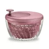 Guzzini Spin&Store Salatschleuder, Mauve Red, 4,5 L