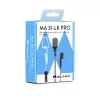 Midland MA 31LK Pro Kabelgebundenes Headset mit Akustikrohr - Schwarz/Transparent