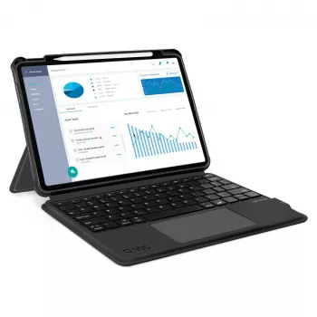 SBS Wireless Keyboard mit Cover für iPad Air 10,9 inch (2020/2022), iPad Air 11 inch (2024), iPad Pro 11 inch (2018/2022) - Schwarz