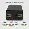 SBS Powerbank 30000 mAh Power Delivery 20W Multi-Port Schwarz
