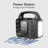 SBS Portable Power Station 150W Fast Charge Schwarz (TEPOWST150W)