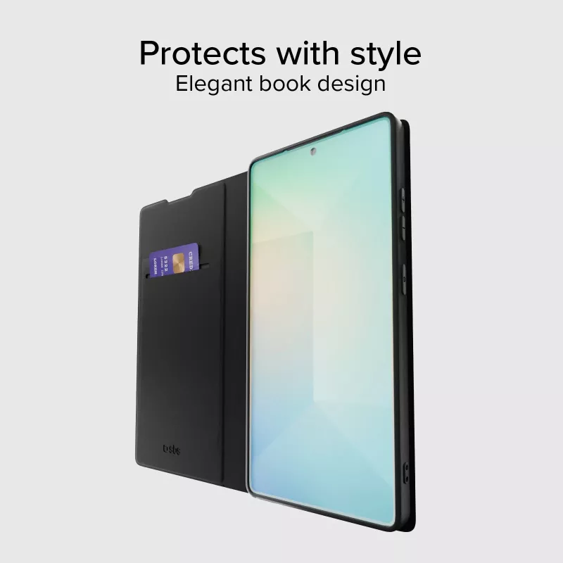 SBS Wallet Stand Galaxy S25 Ultra Schwarz (TEWALSAS25UK)