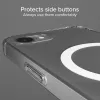 SBS Extreme Mag D3O MagSafe Case für iPhone 16e/17e - Transparent