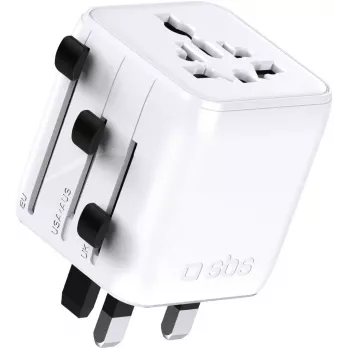 SBS TEADAPTUNI Universal Travel Adapter - Weiß
