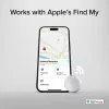 SBS Track My Circle Tracker Kompatibel mit Apple Find My - 4er-Pack - Weiß