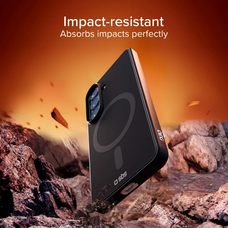 SBS Full Active Case D3O für Samsung Galaxy S26 mit MagSafe - Schwarz