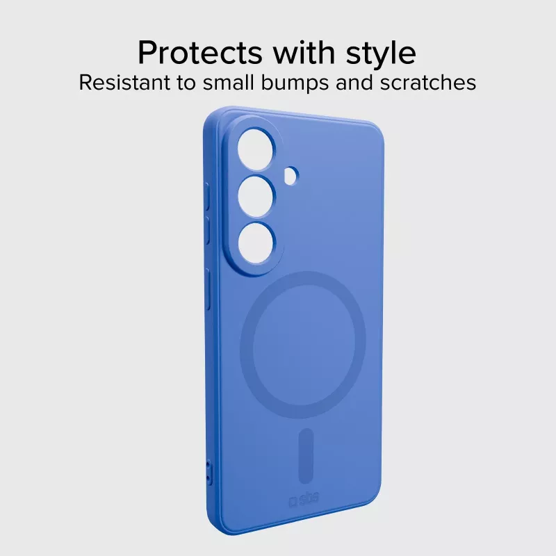 SBS Instinct Mag Case für Samsung Galaxy S26 Plus, MagSafe-kompatibel, Blau