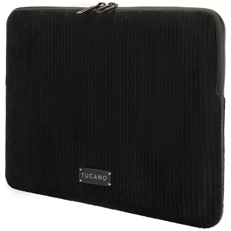 TUCANO Velluto 2 Sleeve 16 Laptop-Hülle für MacBook 16 Zoll Schwarz