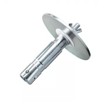 Manfrotto 163-10 Beleuchtungs-Zapfenadapter, 28 mm (1-1/8 in) mit M10-Gewinde, 120 mm Platte