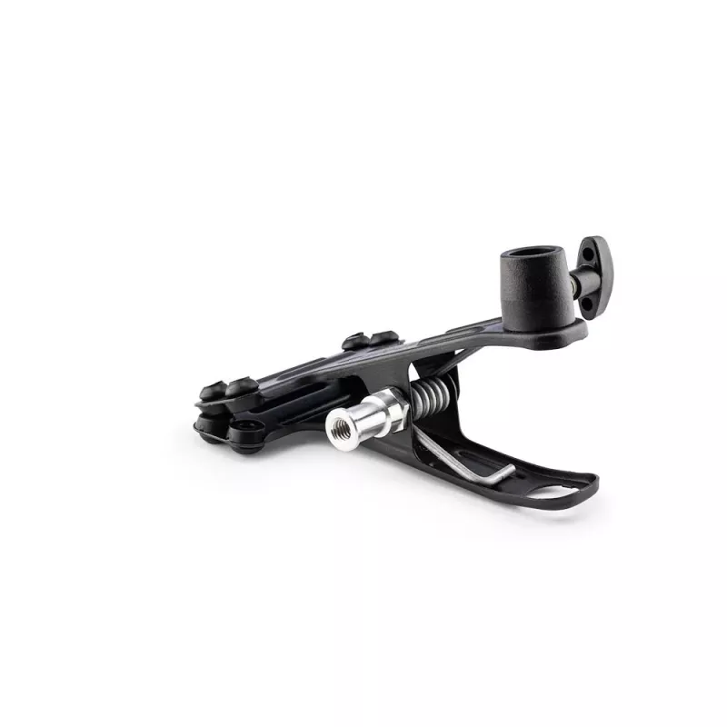 Manfrotto Federklemme - Schwarz - 55 mm Backenöffnung - 1/4 inch-20 & 3/8 inch-16 Gewinde