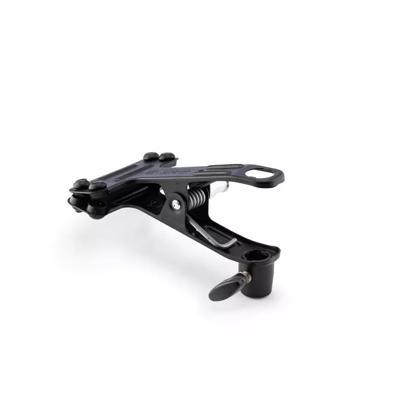 Manfrotto Federklemme - Schwarz - 55 mm Backenöffnung - 1/4 inch-20 & 3/8 inch-16 Gewinde