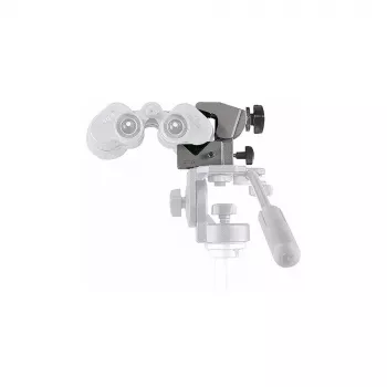 Manfrotto Super Clamp 035BN Schwarze Aluminium-Klemmbacke mit 16-mm-Sechskantaufnahme und 5/8 inch-Receiver, Tragfähigkeit 15 kg