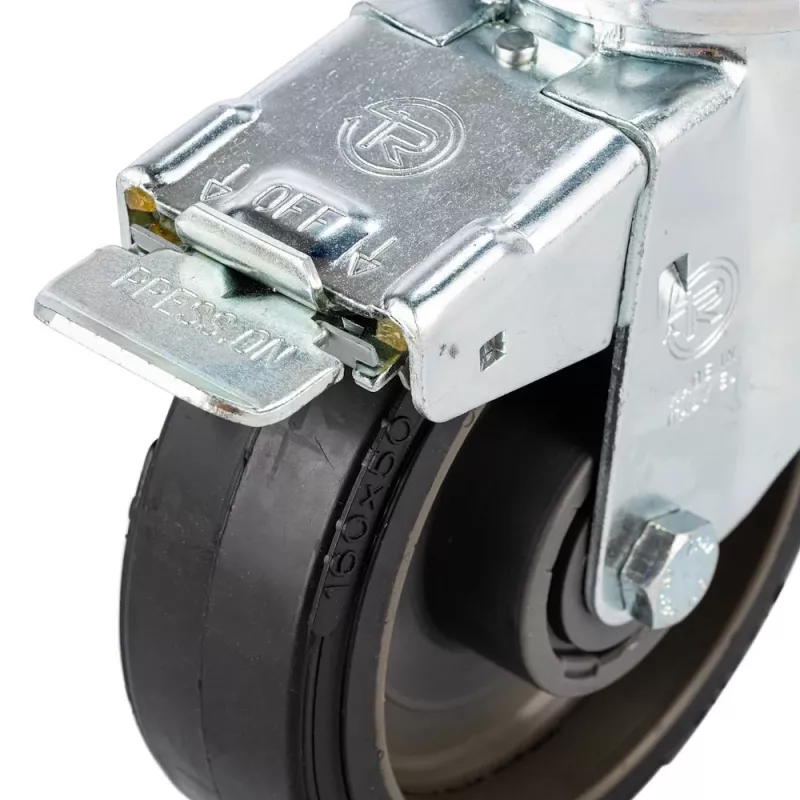 Manfrotto Bremsrollen für Stativ, 160 mm Durchmesser, Spigot