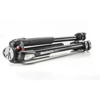 Manfrotto 055XPRO3 Stativ mit 3 Segmenten, Aluminium, Schwarz